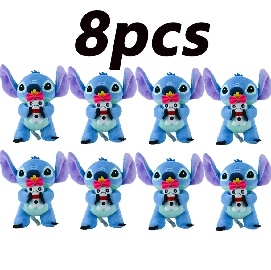 New Disney Cartoon Stitch Angel Scrump Plush Dolls Anime Toys Lilo & Stitch Stich Plush Stuffed Toys Children Birthday Gifts