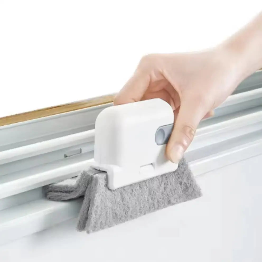 2-in-1 detachable window slot cleaning brush door and window groove glass window slot dead angle brush window sill seam