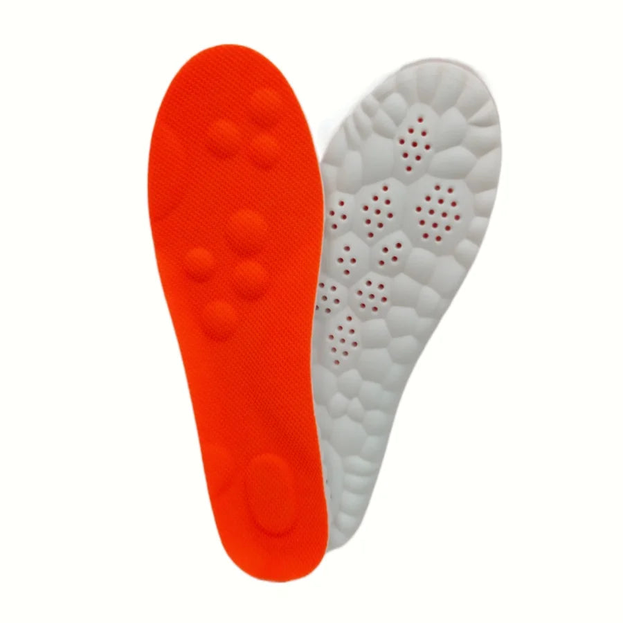 1Pair High Elasticity Latex Sport Insoles Soft Shoe Pads Arch Support Orthotic Insoles Deodorant Shock Absorption Cushion