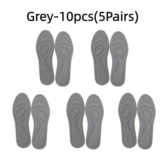1/2 Pairs Memory Foam disposable Insoles for Shoes Antibacterial Deodorization Sweat Absorption Insert Sport Shoes Pads