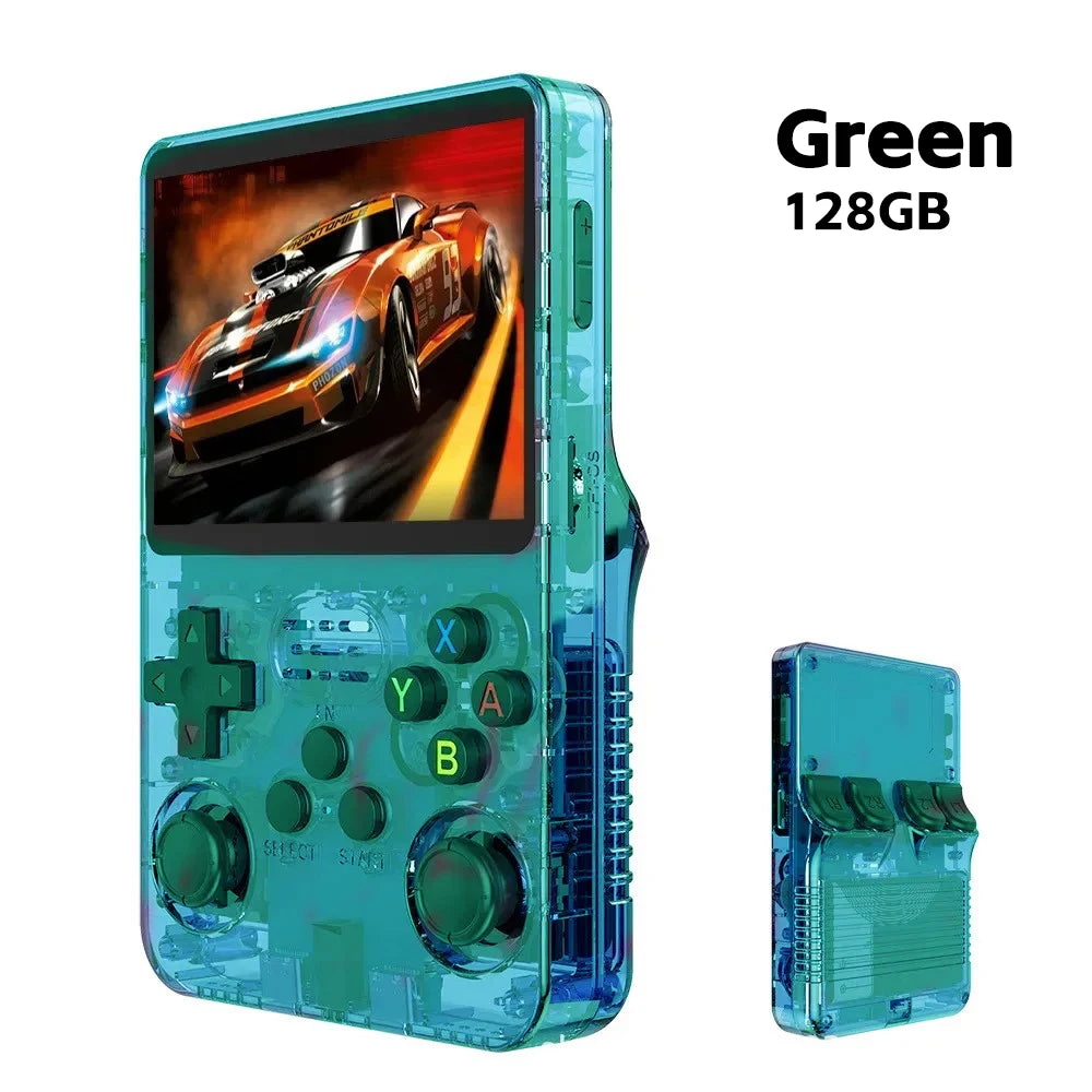 Open Source R36S Retro Handheld Video Game Console Linux System 3.5 Inch IPS Screen Portable Pocket Video Player 64GB 128G Games