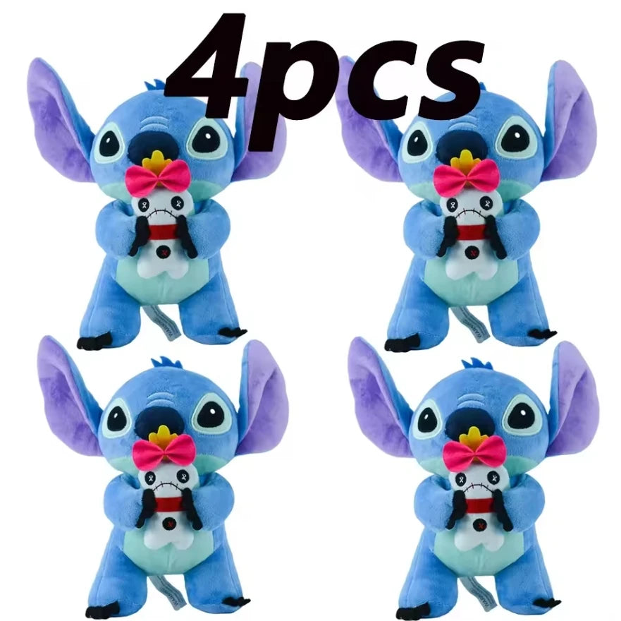 New Disney Cartoon Stitch Angel Scrump Plush Dolls Anime Toys Lilo & Stitch Stich Plush Stuffed Toys Children Birthday Gifts