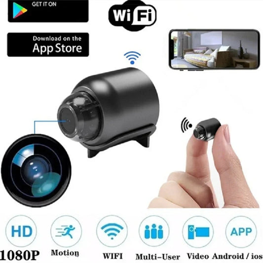 Mini Camera 1080P HD WiFi Wireless HD Night Vision Camera Home X5 Remote Camera Kids Pet Safety Monitoring