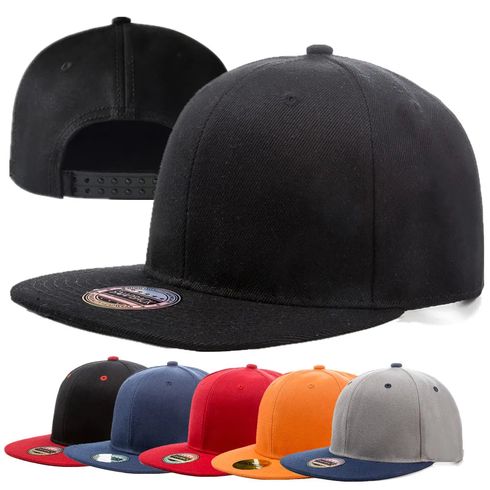 Hot Sale Cap Plain Snapback Hat High Quality Adult Hip Hop Baseball Cap Men Women Outdoor Leisure Baseball Hat