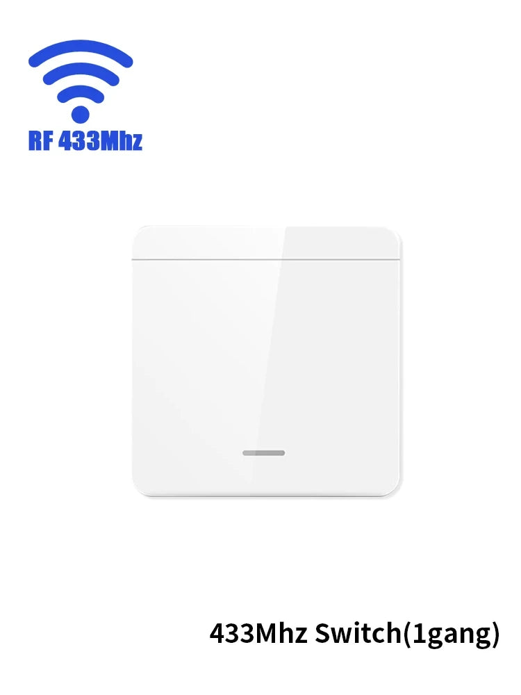 Tuya Smart WiFi Switch RF 433MHz Wireless Light Switch Smart Life APP Voice Control Work With Alexa Google Home Alice