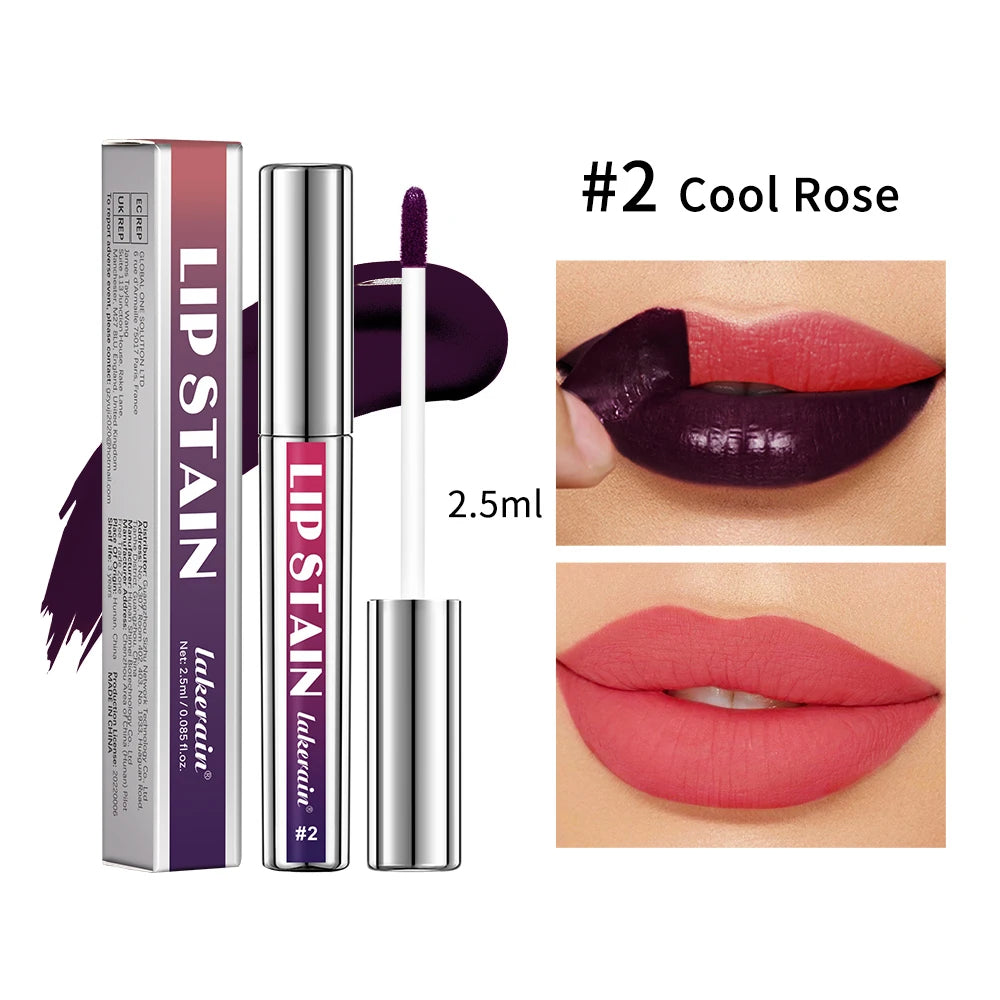 1/3 pcs peel off lip gloss, blue-purple, matte, long-lasting, waterproof, moisturizing - the Perfect gift，Halloween stage makeup