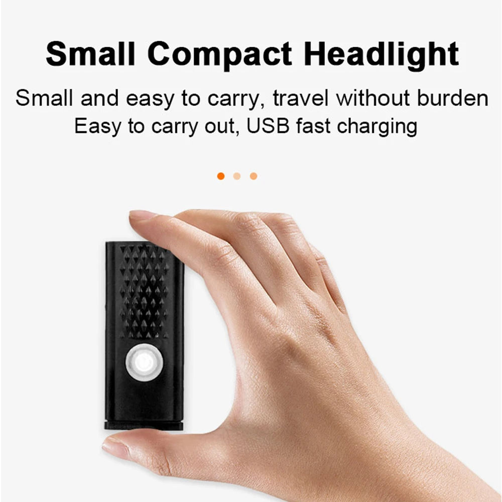 MTB Bike Lights Set USB LED Rechargeable Waterproof Mountain Bike Headlight Bicycle Light Front Warning Cycling Accessorie