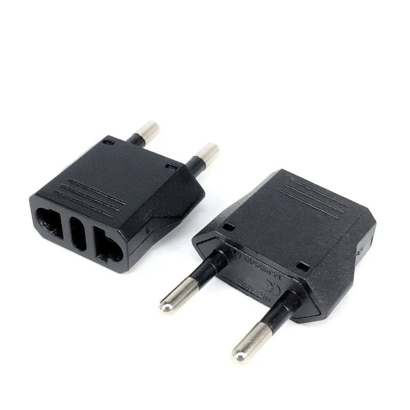 1-20pcs EU Euro KR Plug Adapter US to EU Plug Adapter Travel KR EU Adapter Electric EU KR Plug Converter Power Sockets AC Outlet