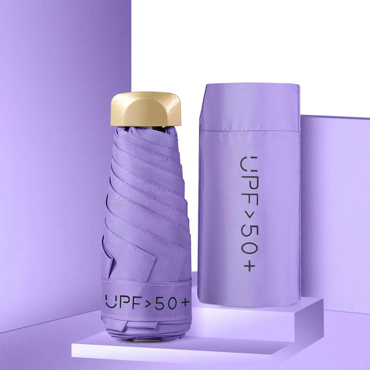 Mini Sunumbrella pocket Umbrella Vinyl folding UV protection sunshade pocket umbrella Capsule umbrella zwq