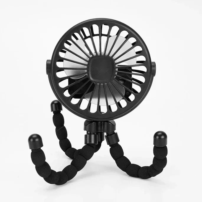 Portable Handheld Fan Octopus Deformable Fan 3-Speed Adjustment Mini Desk Cooling Fan For Office Home Outdoor USB Charging Fan