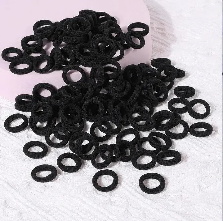 100/300/500pcs Girls Elastic Hair Bands Children Ponytail Hold Hair Tie Rubber Band Scrunchie Kids Hair Accessories for women
