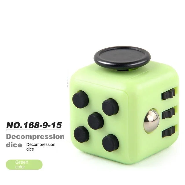 Colorful irritability stress relief dice release stress autism anxiety relief stress relief children anti-stress fingertips