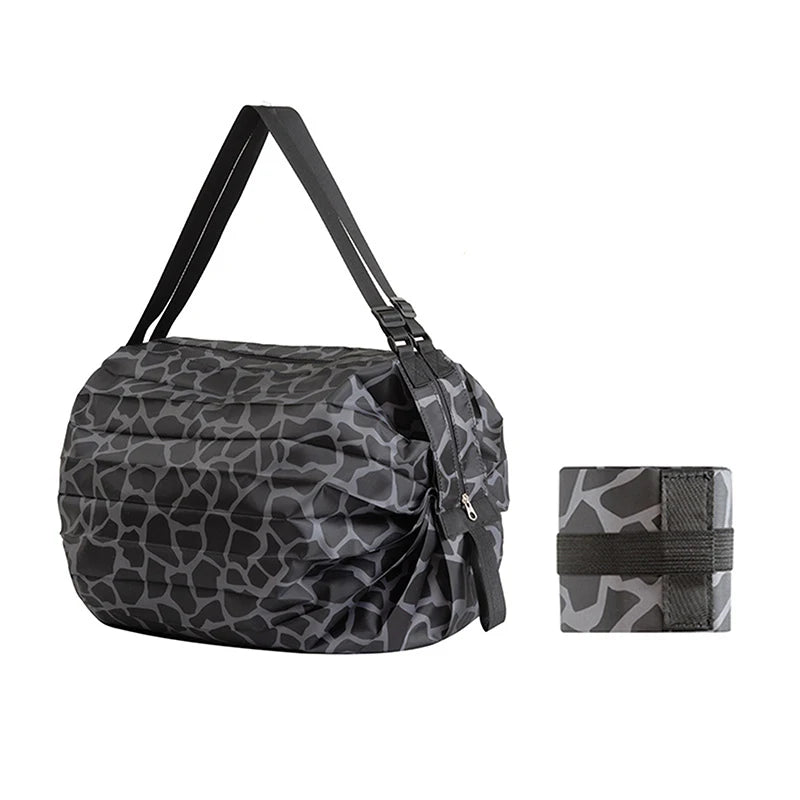 1pc Shopping Bags Foldable Storage Bag With Handle Portable Travel Camouflage Handbags Large Capacity Shopping Bag