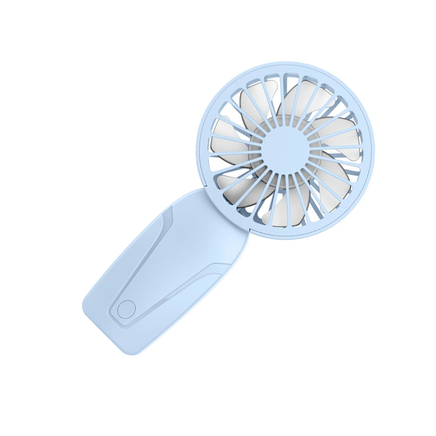 Noise Free Rechargeable Mini Fan For Silent Cooling Experience Lightweight Portable Mini Pocket Fan white
