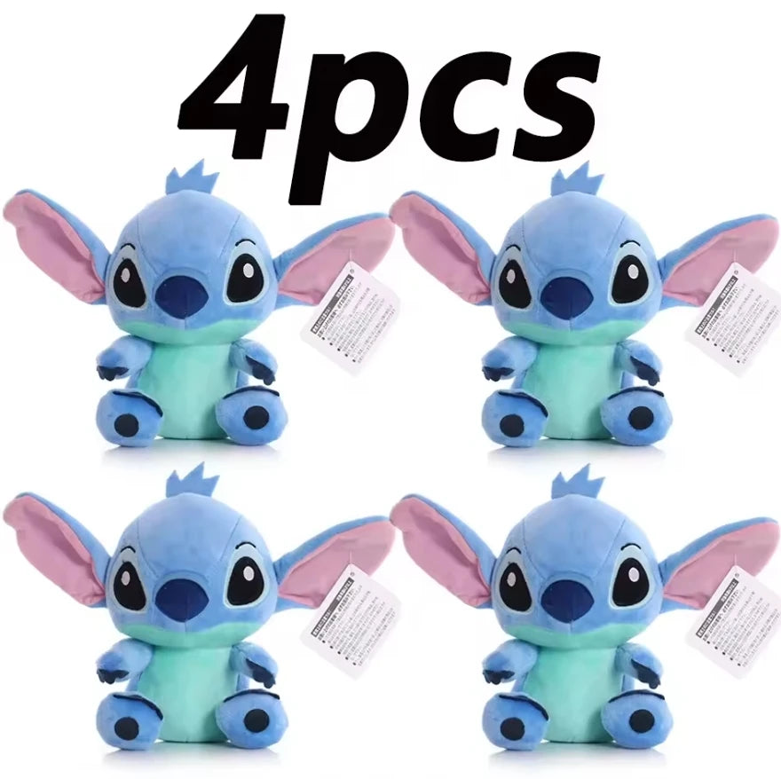 New Disney Cartoon Stitch Angel Scrump Plush Dolls Anime Toys Lilo & Stitch Stich Plush Stuffed Toys Children Birthday Gifts