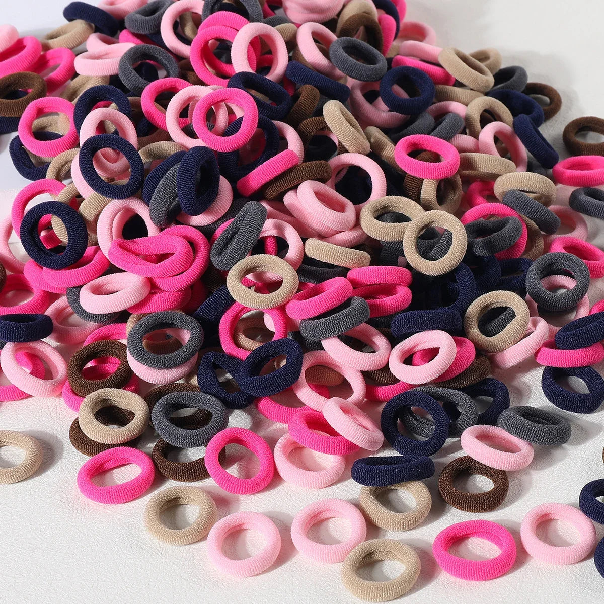 100/300/500pcs Girls Elastic Hair Bands Children Ponytail Hold Hair Tie Rubber Band Scrunchie Kids Hair Accessories for women