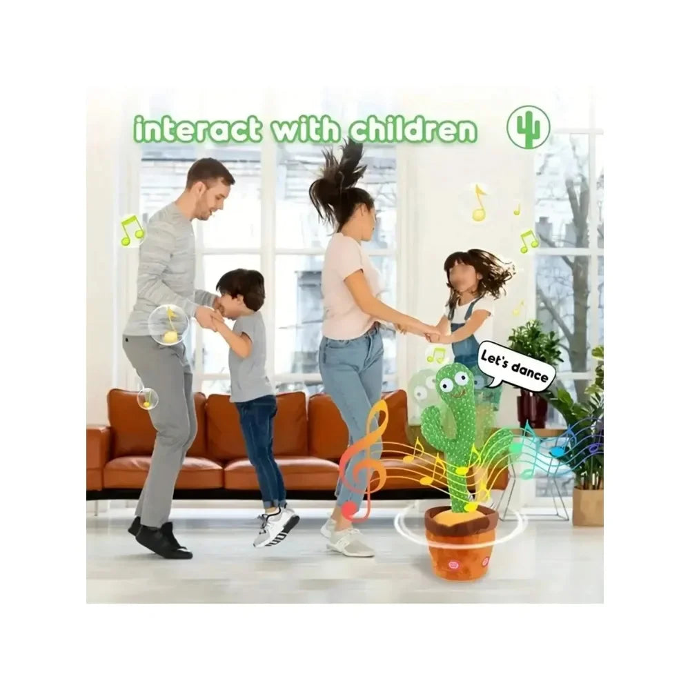 1pc-Dancing Talking Cactus Toys for Baby Boys and Girls, Singing Mimicking Recording Repeating What You Say Voice Changer