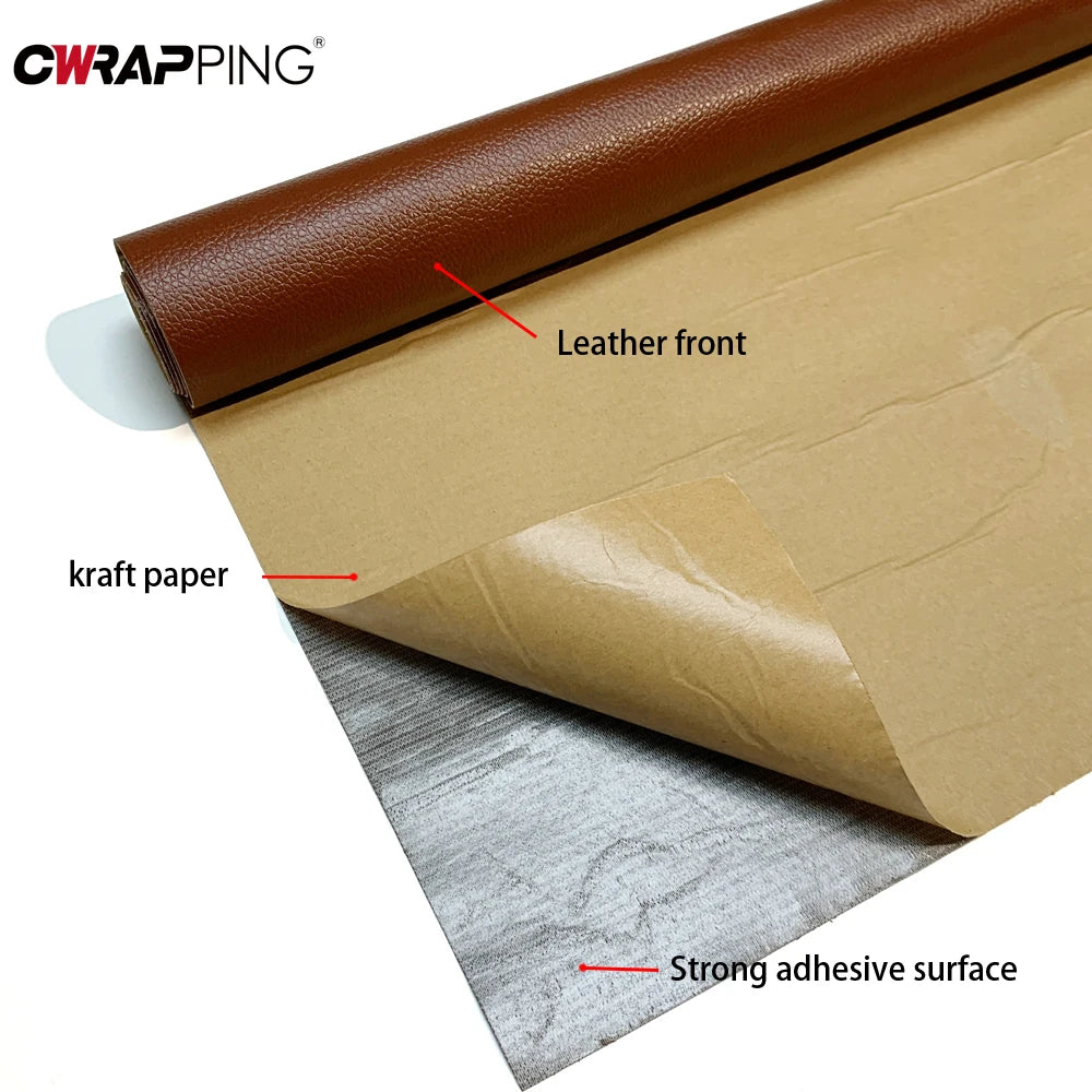 PU Leather Self Adhesive Sofa Leather Repair DIY Bed Soft Patch Sticker Repair Subsidy Renew Decal Car Motorcycle Seat Repair