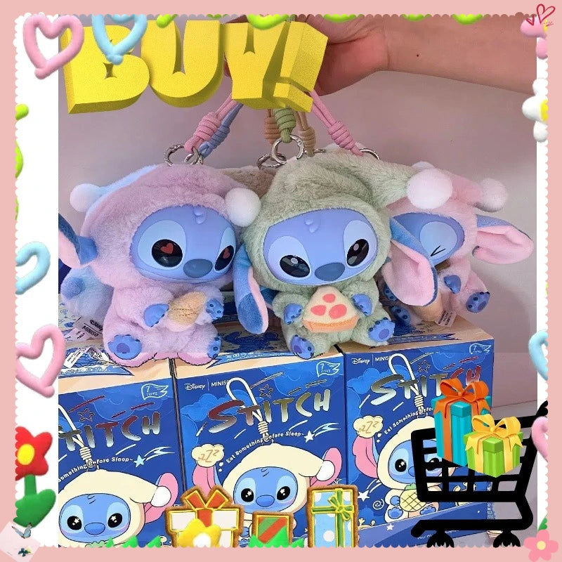 NEW Animals Party Series Blind Box Toys stitch Cute Mysterious Box Flocking Fluffy Dolls Decor Gift Bag Pendant Cute Toy