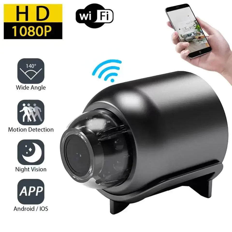 Mini Camera 1080P HD WiFi Wireless HD Night Vision Camera Home X5 Remote Camera Kids Pet Safety Monitoring