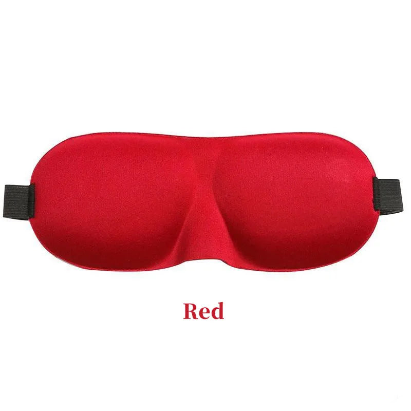3D Sleeping Eye Mask Travel Rest Aid Eye Cover Patch Paded Soft Sleeping Mask Blindfold Eye Relax Massager