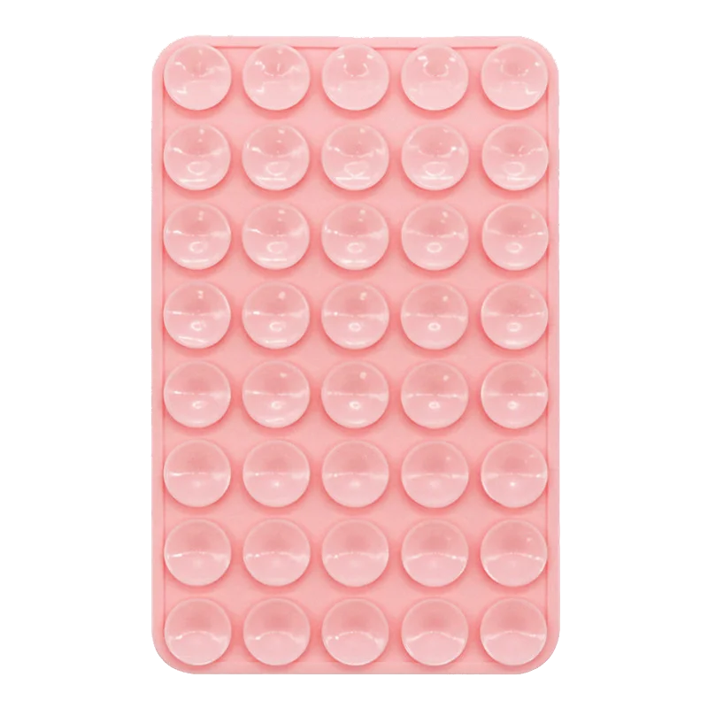 Double Sided Silicone Suction Cup Phone Case Detachable Stand Silicone Rubber Sucker Pad For Selfies And Videos Fixed Pad