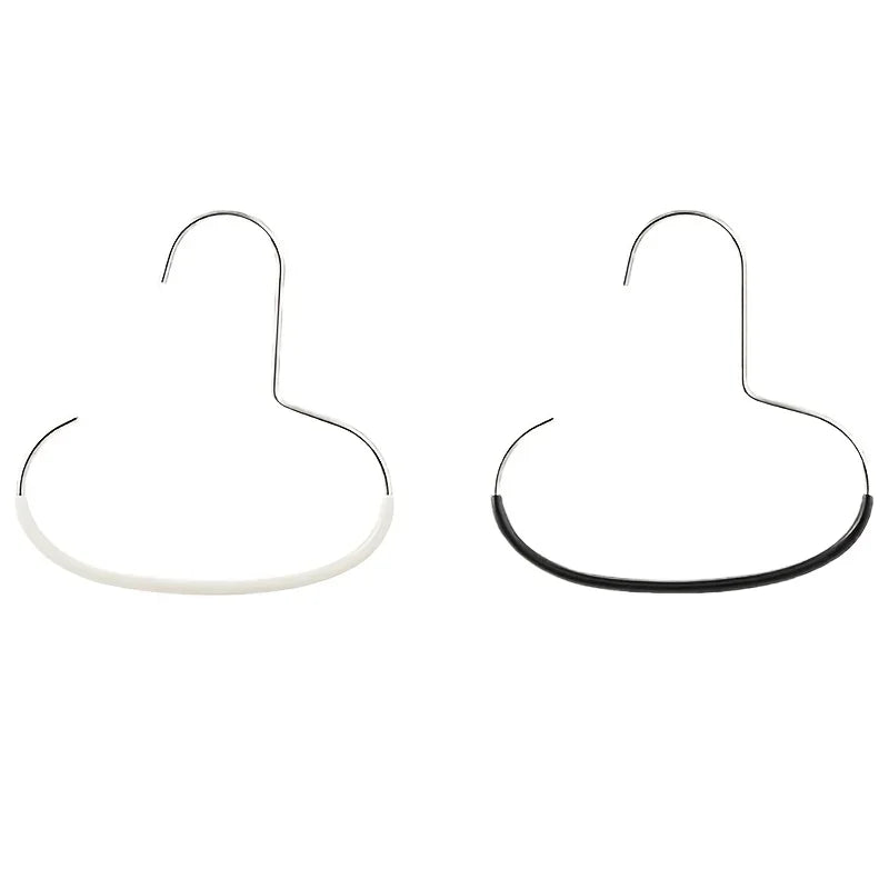 5pcsVersatile Manganese Steel Round Hook - Perfect for Hats, Ties, Scarves & Bags, Strong Load-Bearing, Non-Deformable