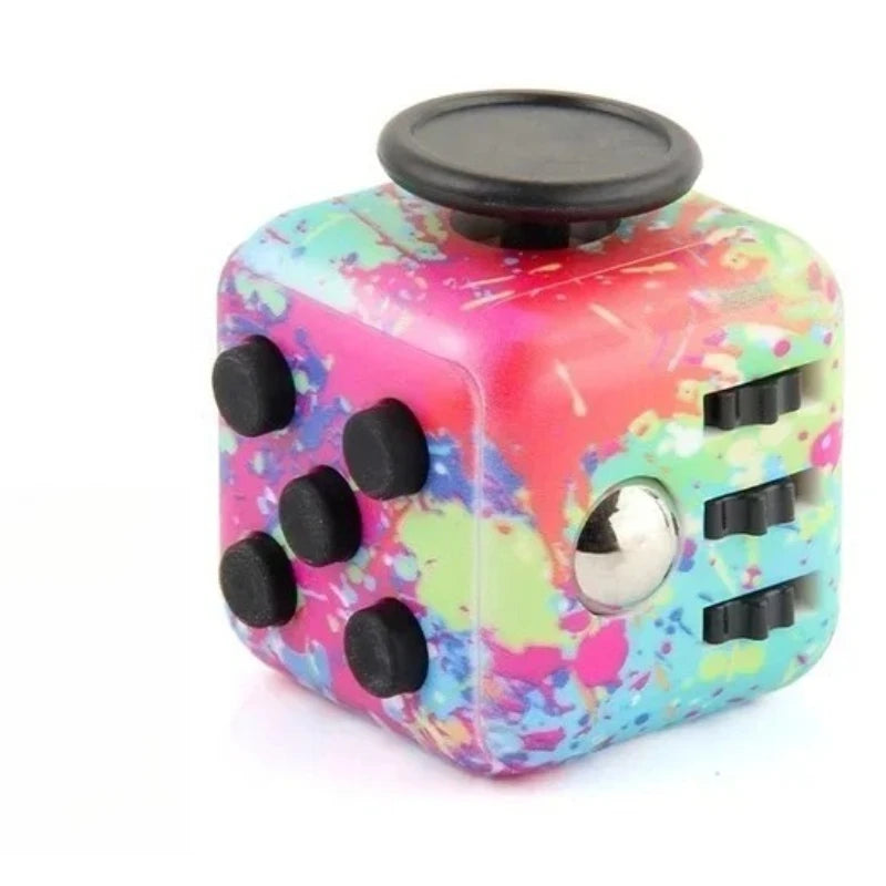 Colorful irritability stress relief dice release stress autism anxiety relief stress relief children anti-stress fingertips