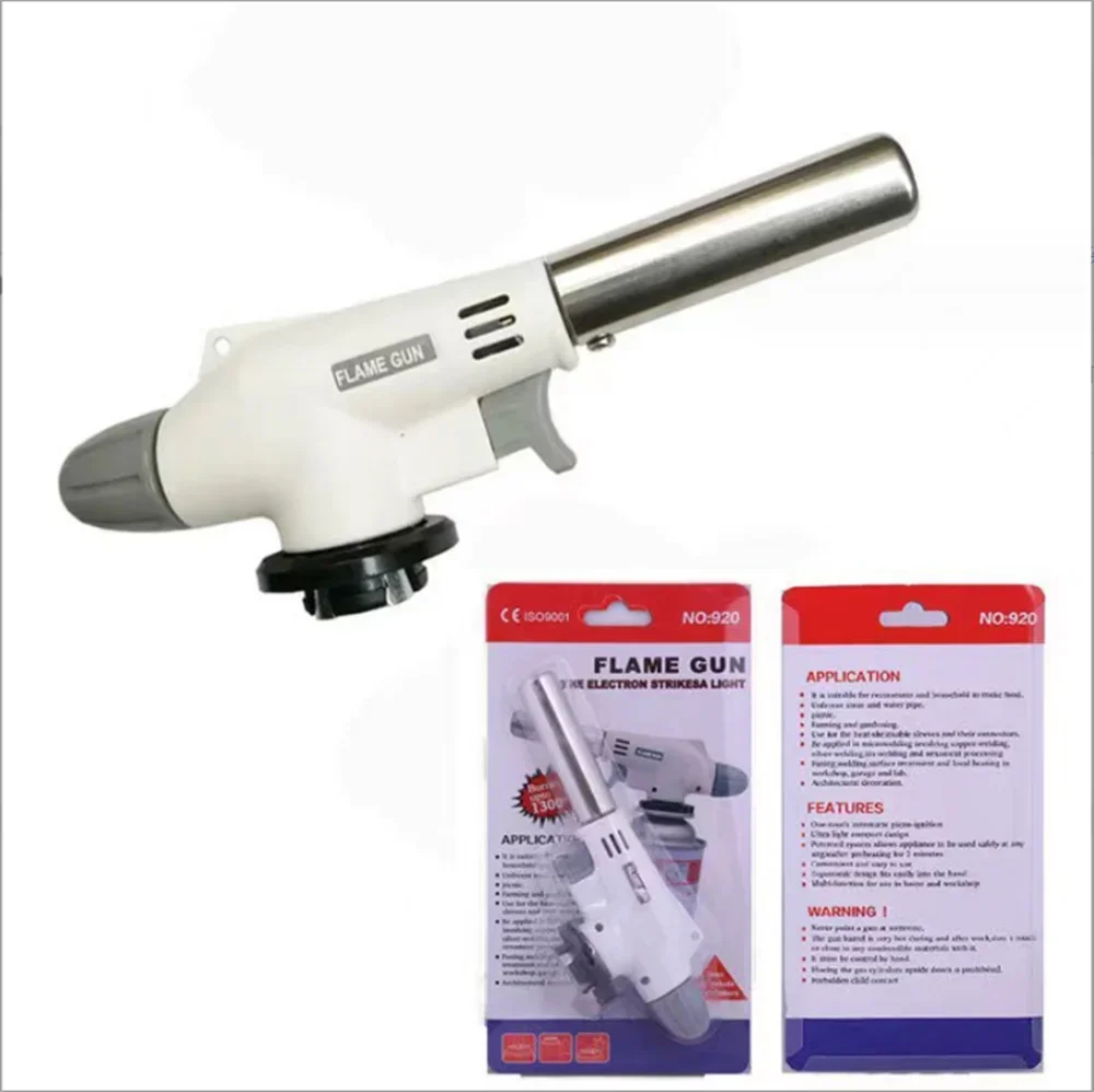 Card burner Outdoor barbecue kitchen baking igniter Flame gun Ceramic core spray gun Small welding torch