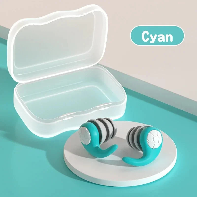 3-Layer Silicone Sleep Noise Reduction Earplug Ear Protection Earplugs Anti-Noise For Travel Tapones Para Dormir Earplugs