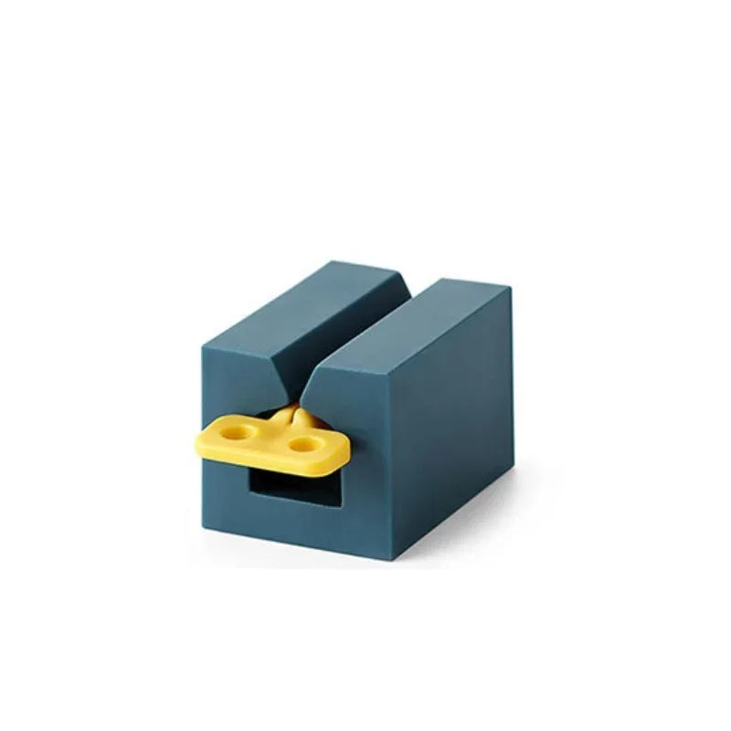 Toothpaste squeezer, roller tube toothpaste squeezer with frosted handle, toothpaste holder, vertical bathroom organizer