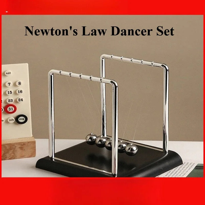 Christmas plastic Newton's bump balls, stress-relief pendulum floats, toys, office decor, creative gifts