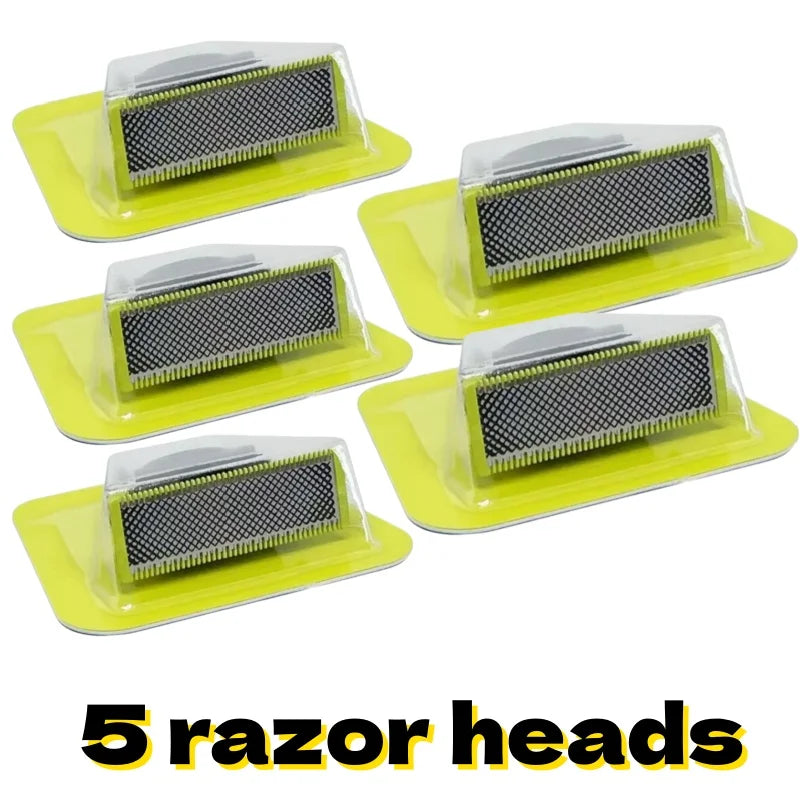 Men-Specific New Model Small T-Blade Razor Heads – Stainless Steel, Easy to Replace