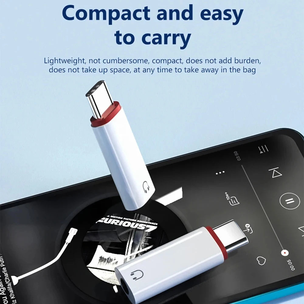 3.5mm Female to Type C Male Adapter For Samsung For Xiaomi Redmi Huawei Wired Headset Converter OTG Earphone Audio AUX Adapter