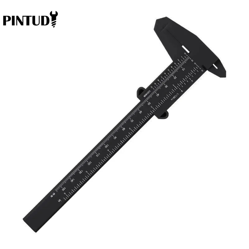 1PC Plastic Vernier Caliper Digital Display Caliper Mini Text Play Caliper Student Vernier Ruler 0 to 150mm Measuring Tool