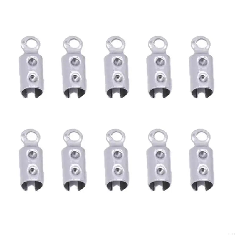 Stainless Steel Decorative Rope Clasp Comfortable Wear Jewelry Making Findings