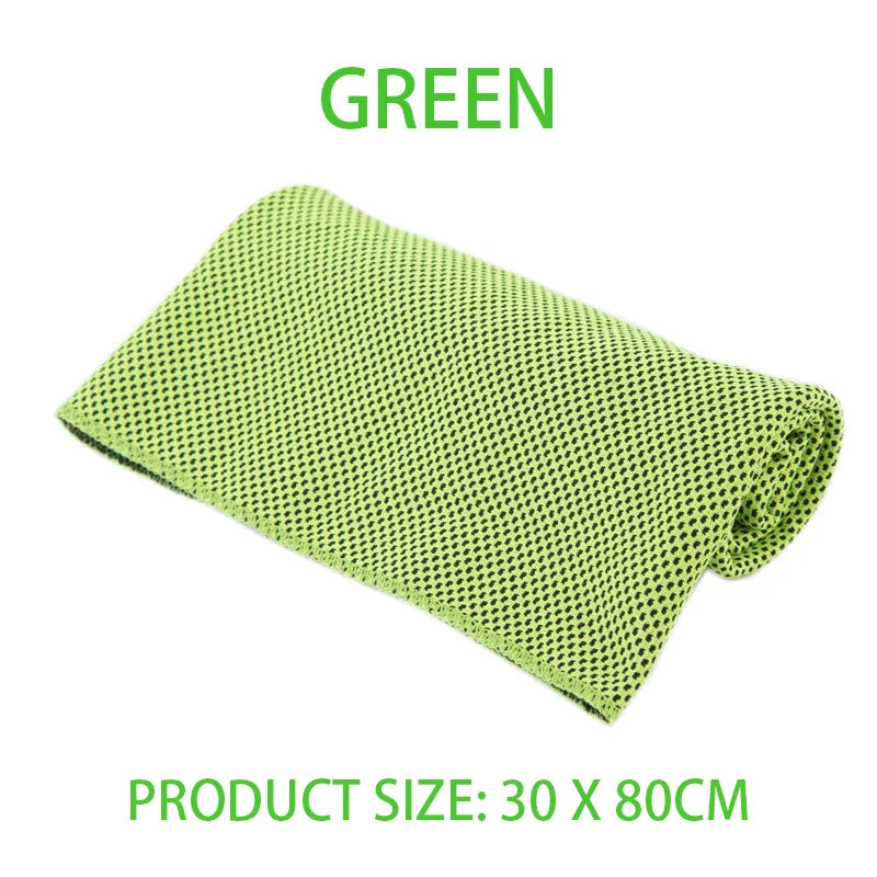 Cooling Towel Breathable Chilly Towel Sports Towel With Storage Box Yoga Towel Gym Towel for Indoor & Outdoor Activities