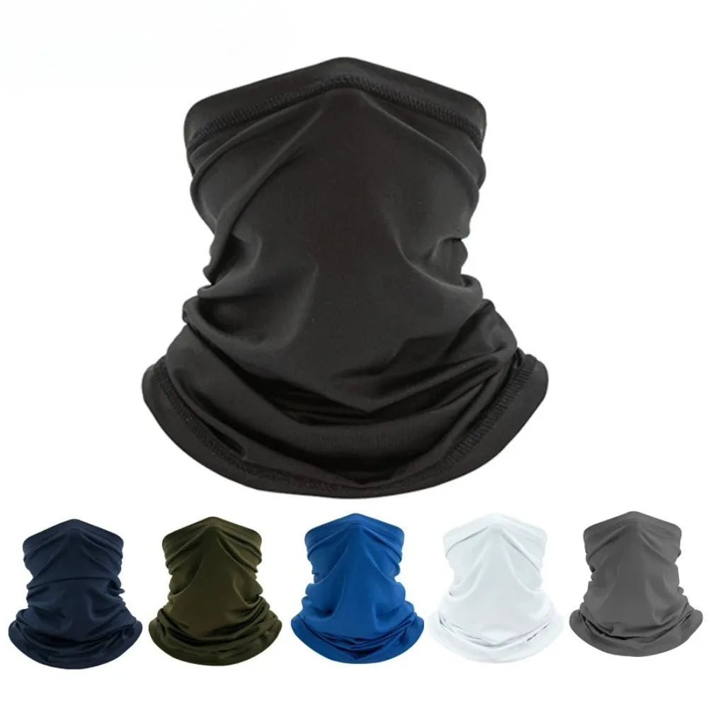 Outdoor Bandana Man Seamless Balaclava Buffs Neck Warmer Cycling Motorcycle Scarf Windproof Sun Protection Fishing Face Mask