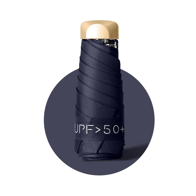 Mini five-fold umbrella sun protection sun umbrella sun protection anti-ultraviolet small and portable men and women fashion sun