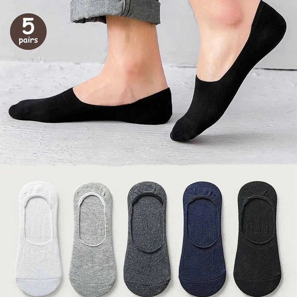 6/12 Pairs Colorful Men's Low Tub Socks Fashion Comfortable Autumn Classic Black Business Sock High-quality Men's Short Socks
