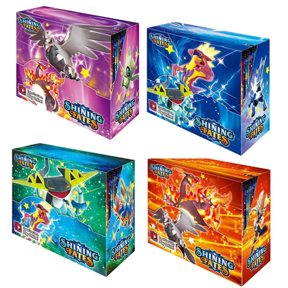 324/360 Pcs/Set Pokemon Card Brilliant Stars 151 Prismatic Evolutions PALDEAN FATES English Booster Battle Transaction Card.