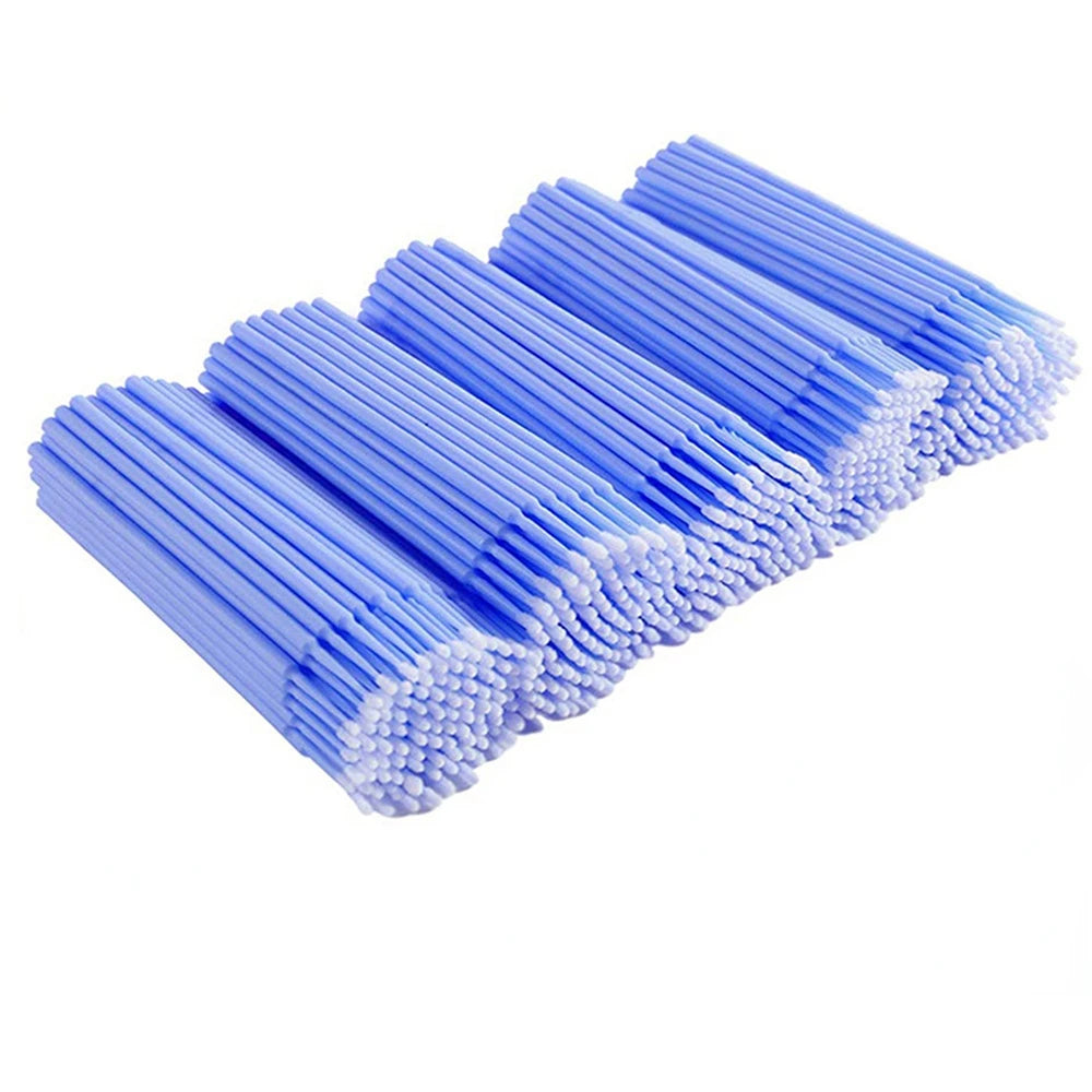 100pcs Disposable MicroBrush Eyelashes Extension Individual Lash Removing Swab Micro Brush For Eyelash Extension Tools