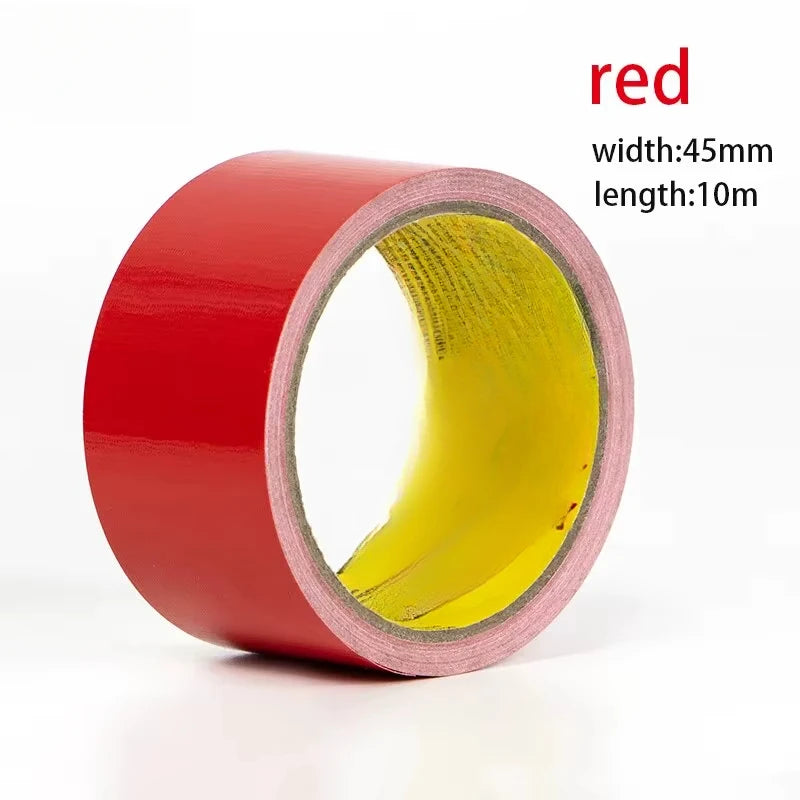 Super Adhesive Fabric Duct Tape (1 Roll) - Waterproof, Leaves No Glue for E-Bike Seat, Tarpaulin & Tent Repair