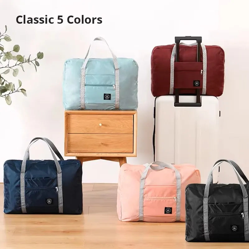 Travel Bag Folding Travel Storage Bag Travel Storage Bags Boarding Luggage Clothes Handbags Picnic Move House Large Handbag