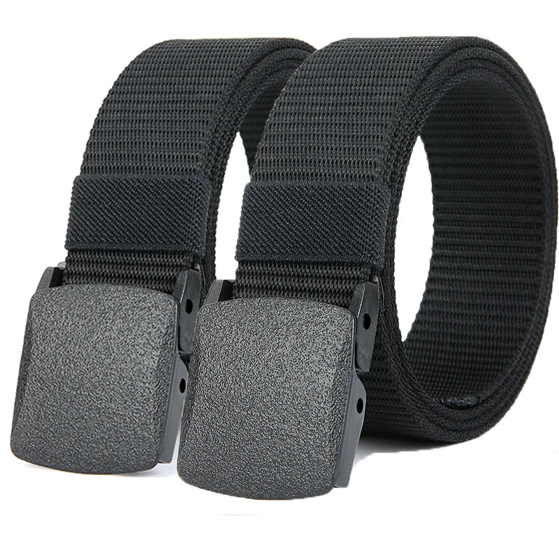 Men's Belt Outdoor Casual Canvas Belt Metal Free Training Nylon Tactical Belt With Pants Jeans Belt Sports Belts For Men Women