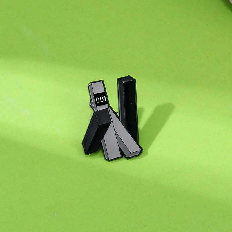 Interstellar Travel Tars Enamel Pins Novelty 001 Robot Design Brooches Bag Backpack Clothes Badge