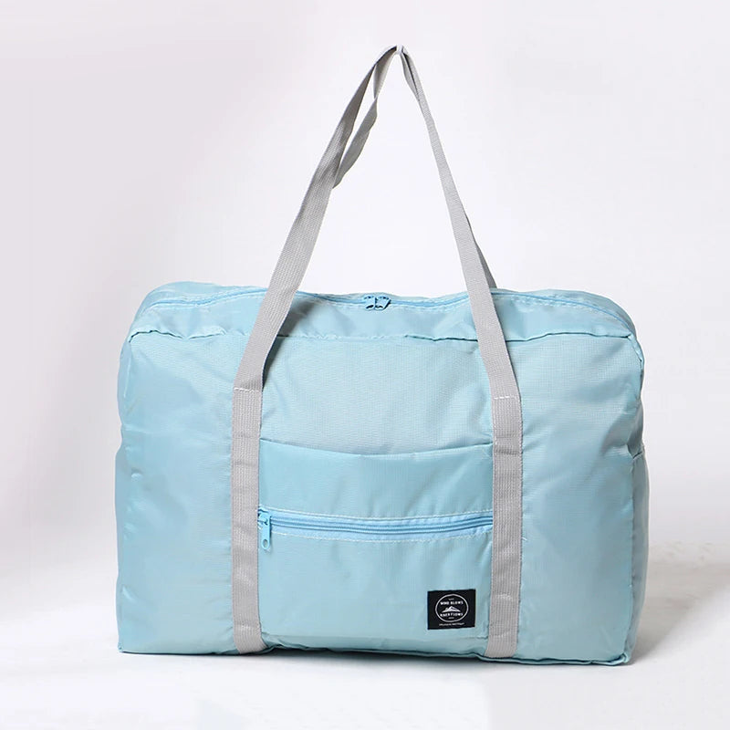 Foldable Carry-on Travel Bags Large Capacity Storage Bag Lightweight Multifunctional Airplane Duffle Handbag Nylon Weekend Totes