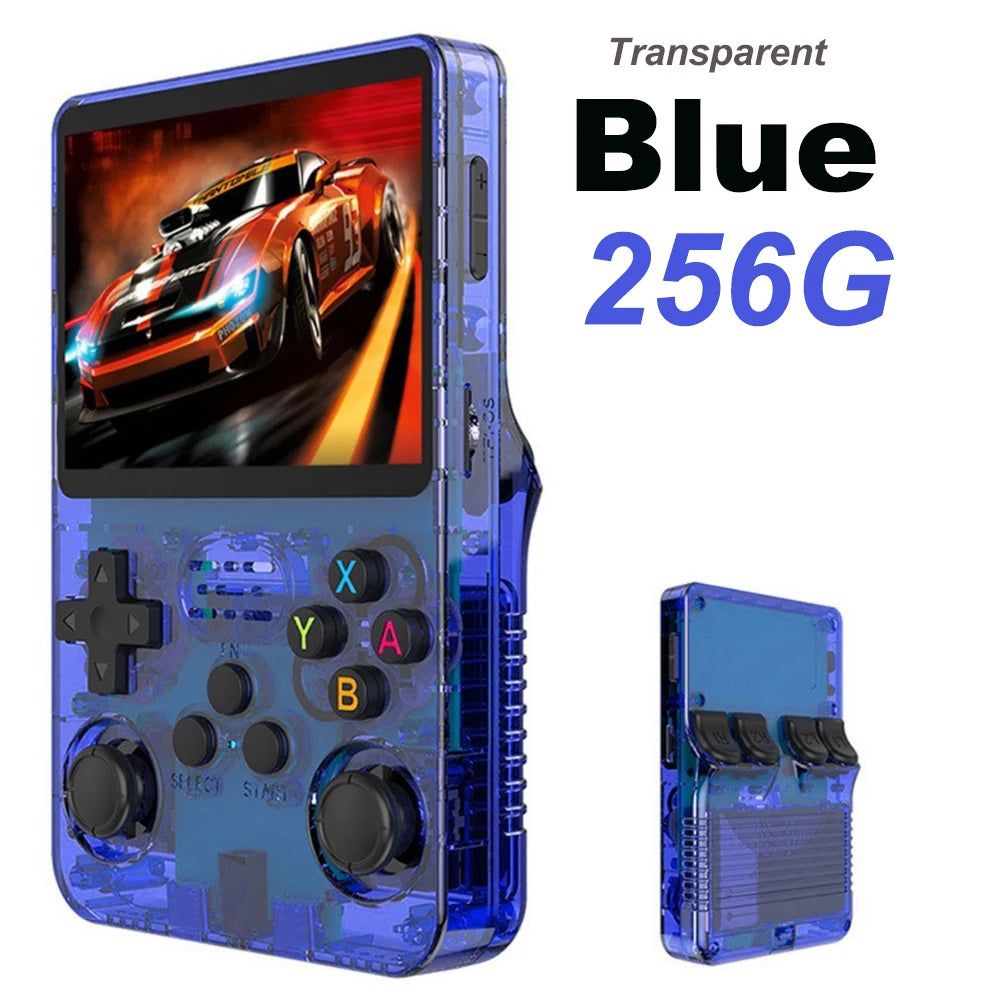 BOYHOM 256G/128G/64G R36S ARKOS 2.0 Retro Handheld Game Console 3.5'' IPS screen,Portable Pocket Game Player for  children gift