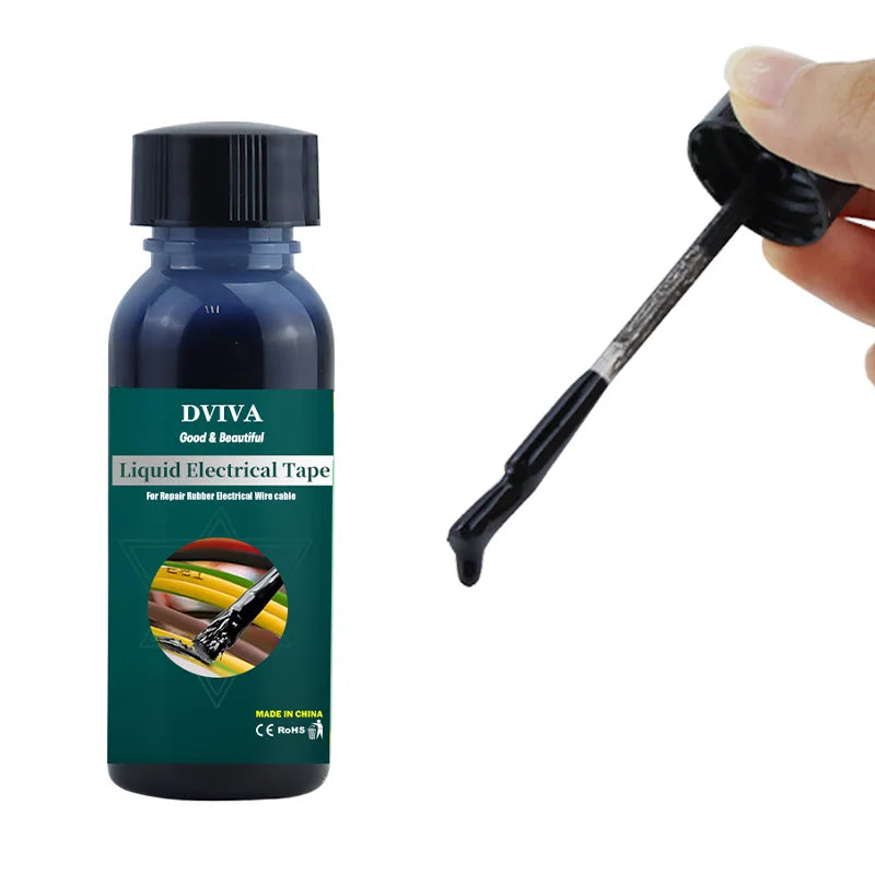 Waterproof Liquid Electrical Tape Insulating Repair Paste Fix Line Glue For Wires And Cables Home Use Quick Drying Sealant