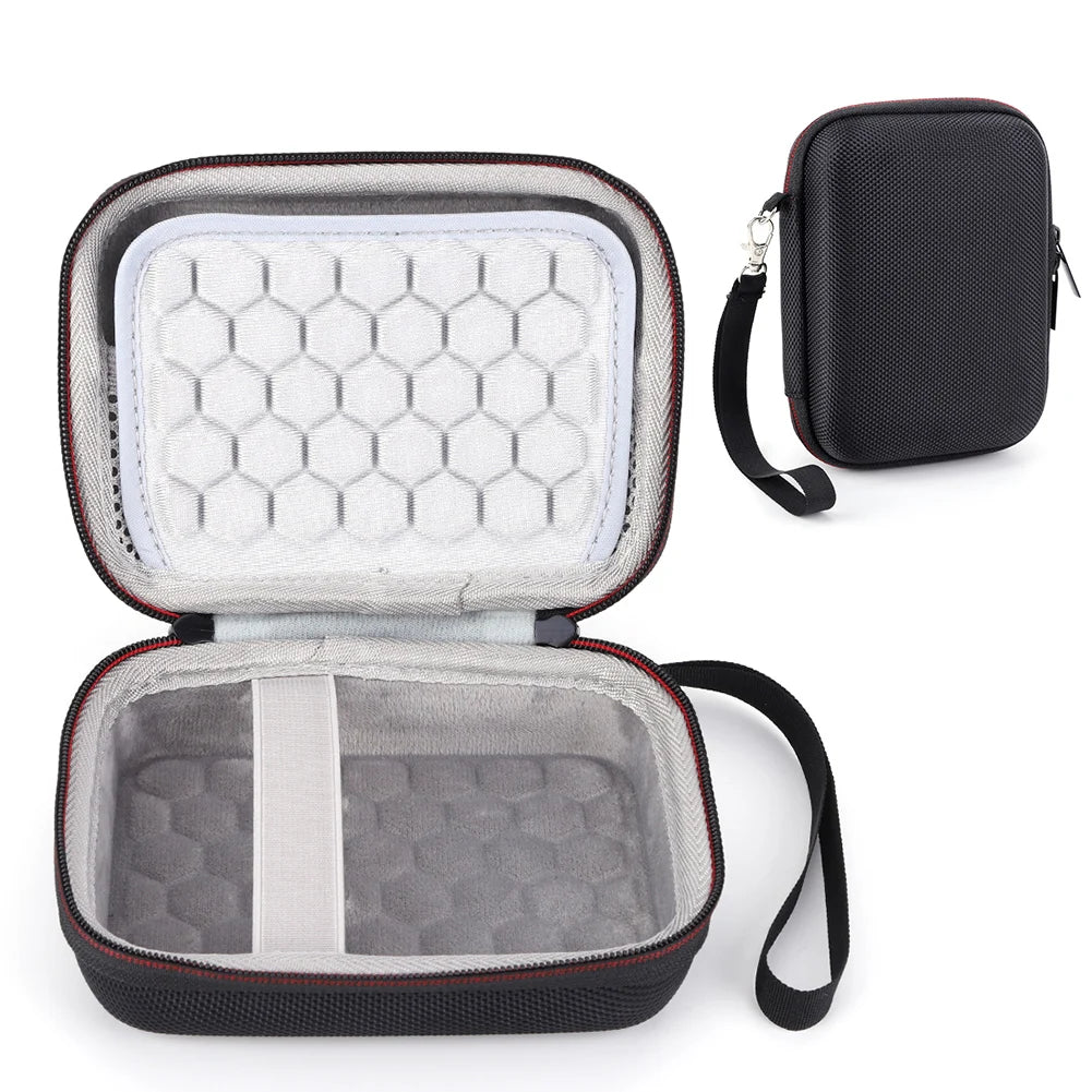 Hard Carrying Case For R35S R36S Anti-Scratch Shockproof Travel Storage Bag w/ Mesh Bag&Hand Strap for Anbernic RG35XX/V/VS